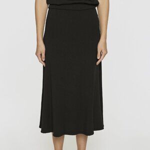 BLEUSALT A-Line Midi Skirt